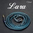 Kinera Celest Lara 8 Core OFC Silver-Plated Earphone Cable-0.78mm 2Pin-3.5mm Hot on Sale