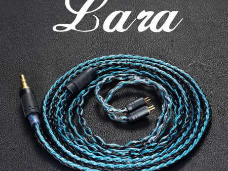 Kinera Celest Lara 8 Core OFC Silver-Plated Earphone Cable-0.78mm 2Pin-3.5mm Hot on Sale