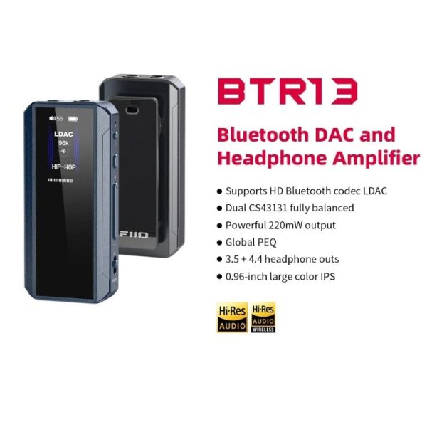 FiiO BTR13 Dual CS43131 Bluetooth 5.1 DAC & Headphone AMP Discount