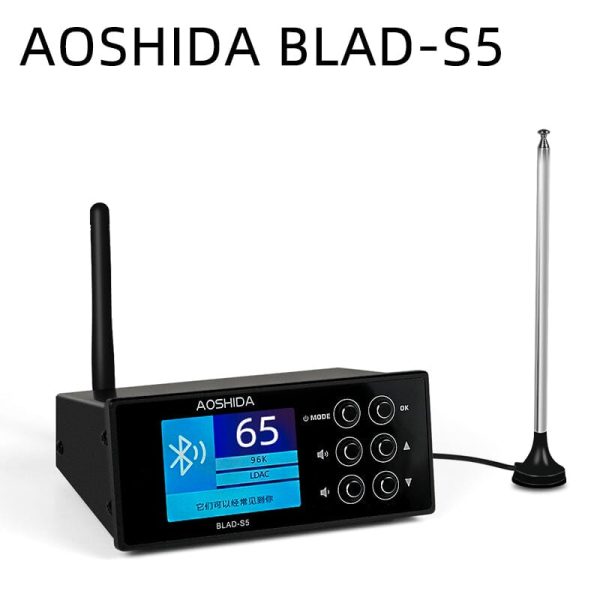 AOSHIDA BLAD-S5 ES9038 Bluetooth FM Audio Receiver Converter For Sale