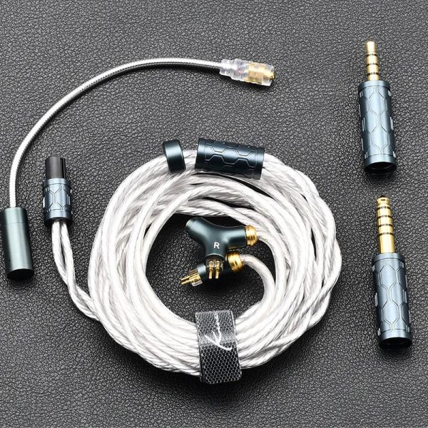 Kinera Gramr Pro 4N In-Ear 2Pin 0.78mm  MMCX Earphone Cable With Boom Mic Hot on Sale