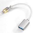 DD ddHiFi TC07F MFi07F USB-A to USB-C   USB-A to Lightning 2.0 OTG Adapter Cable Fashion