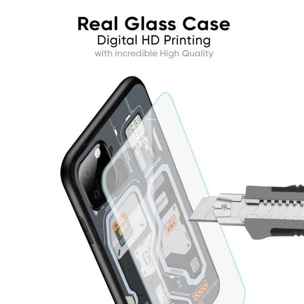 Retro Futuristic Glass Case for Redmi Note 11 Pro Plus 5G Sale