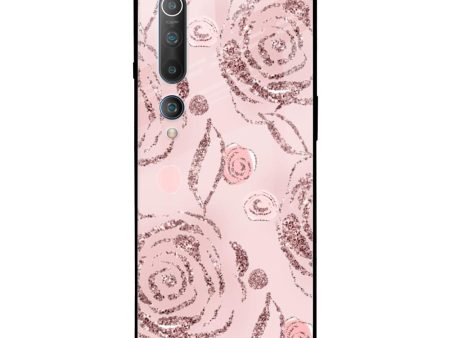 Shimmer Roses Glass case for Xiaomi Mi 10 For Sale