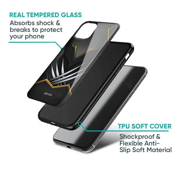 Black Warrior Glass Case for Xiaomi Mi 10 Fashion