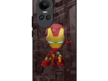 Angry Baby Super Hero Glass Case for Oppo Reno10 5G For Cheap