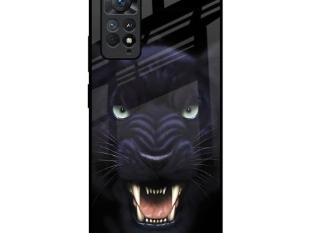 Angry Black Leopard Glass Case for Redmi Note 11 Pro Plus 5G Online Hot Sale