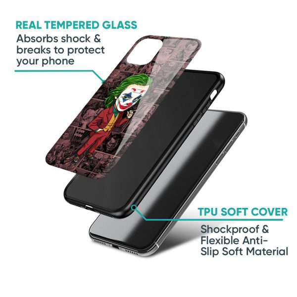 Joker Cartoon Glass Case for Vivo V40 5G Online Hot Sale