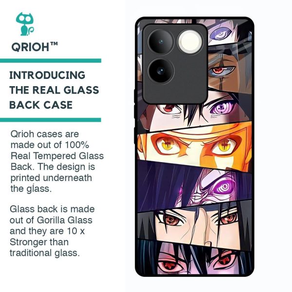 Anime Eyes Glass Case for Vivo T2 Pro 5G on Sale