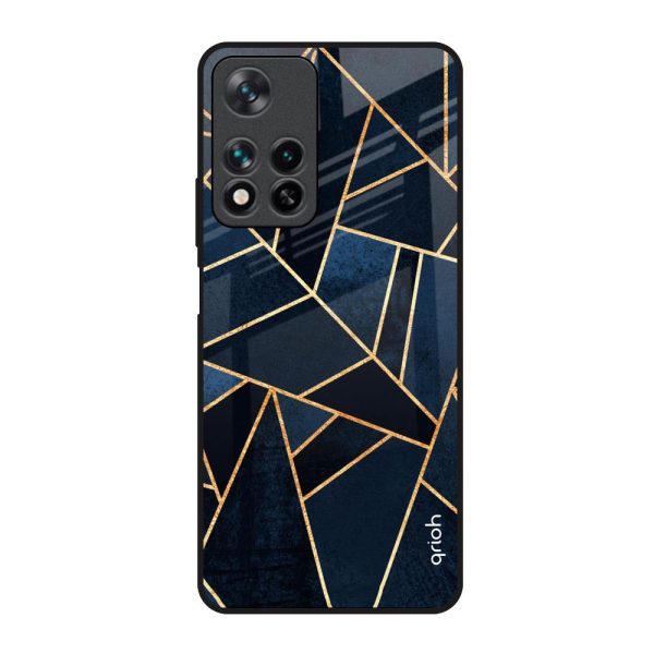 Abstract Tiles Glass Case for Redmi Note 11 Pro 5G Online Sale