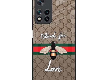 Blind For Love Glass Case for Redmi Note 11 Pro 5G Online Sale