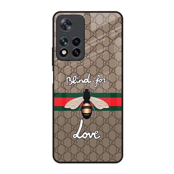 Blind For Love Glass Case for Redmi Note 11 Pro 5G Online Sale