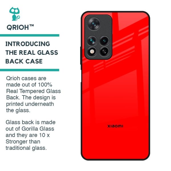 Blood Red Glass Case for Redmi Note 11 Pro 5G Sale