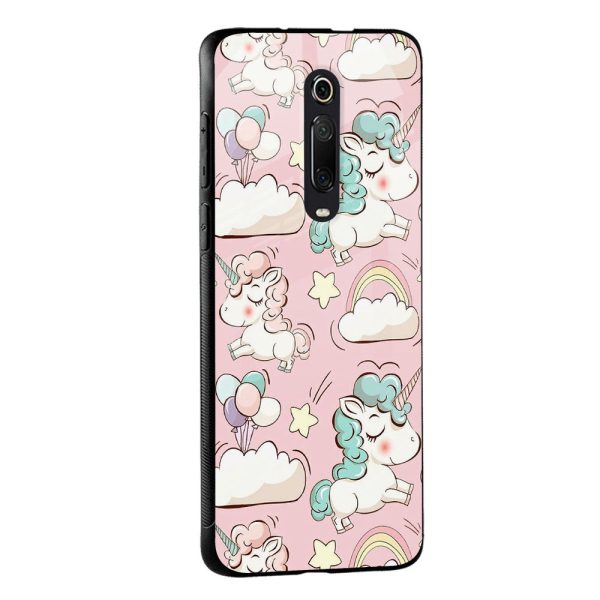 Balloon Unicorn Glass case for Xiaomi Mi 10 Online Sale