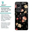 Black Spring Floral Glass Case for Oppo Reno10 Pro 5G Online Sale