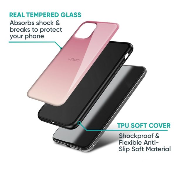 Blooming Pink Glass Case for Oppo Reno10 5G For Cheap