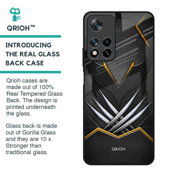 Black Warrior Glass Case for Redmi Note 11 Pro 5G Online Hot Sale