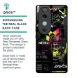 Astro Glitch Glass Case for Vivo V40 5G Fashion