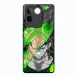 Anime Green Splash Glass Case for Vivo T2 Pro 5G on Sale