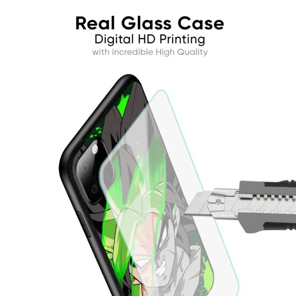 Anime Green Splash Glass Case for Vivo T2 Pro 5G on Sale