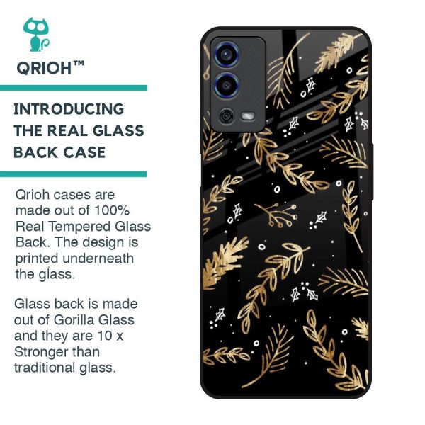 Autumn Leaves Glass Case for Oppo A55 Discount