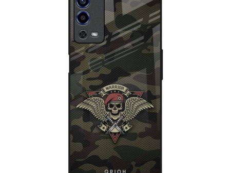 Army Warrior Glass Case for Oppo A55 For Cheap