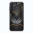 Black Warrior Glass Case for Samsung Galaxy A15 5G For Sale