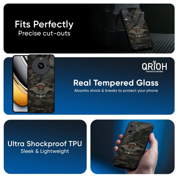 Army Warrior Glass Case for Realme 13 Plus 5G Cheap