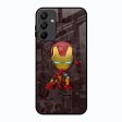 Angry Baby Super Hero Glass Case for Samsung Galaxy A15 5G Fashion