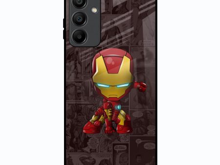 Angry Baby Super Hero Glass Case for Samsung Galaxy A15 5G Fashion