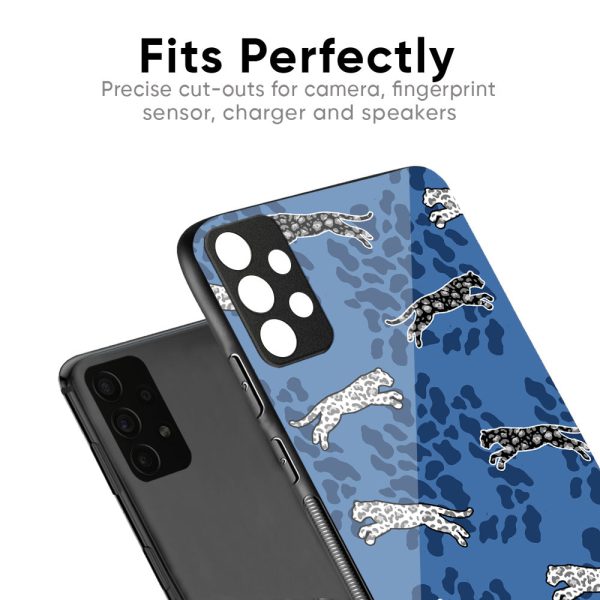 Blue Cheetah Glass Case for Mi 14 CIVI on Sale