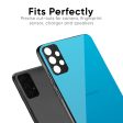 Blue Aqua Glass Case for Mi 14 CIVI Fashion