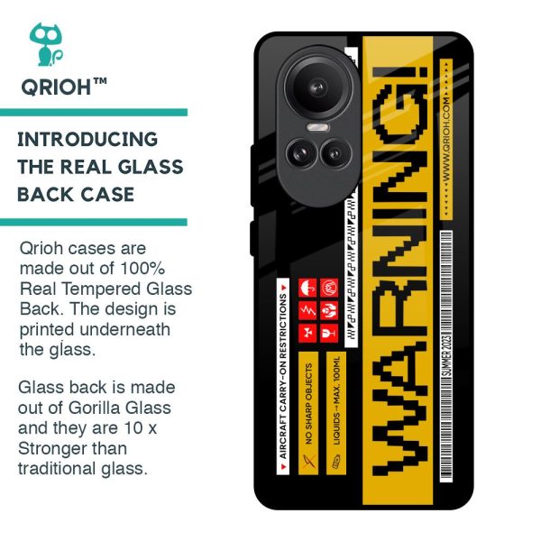 Aircraft Warning Glass Case for Oppo Reno10 Pro 5G Online