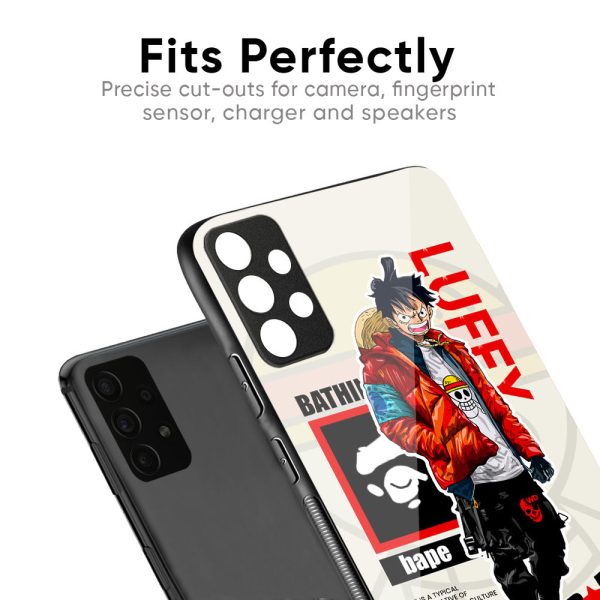 Bape Luffy Glass Case for Realme 13 5G For Discount