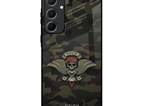 Army Warrior Glass Case for Samsung Galaxy A55 5G Online Sale