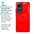 Blood Red Glass Case for Oppo Reno10 5G Hot on Sale