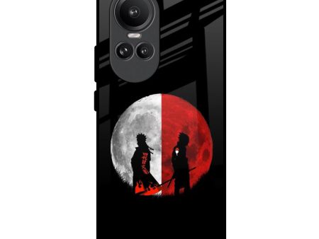 Anime Red Moon Glass Case for Oppo Reno10 Pro 5G Online Sale