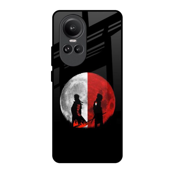 Anime Red Moon Glass Case for Oppo Reno10 Pro 5G Online Sale