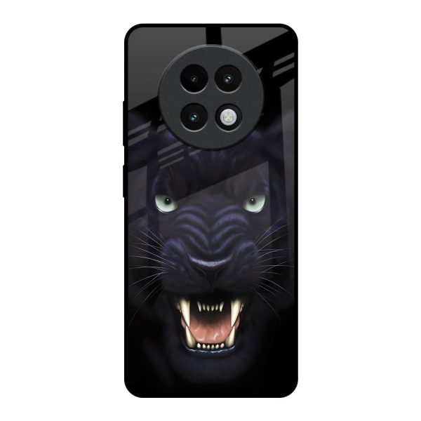 Angry Black Tiger Glass Case for Realme 13 Plus 5G Online now