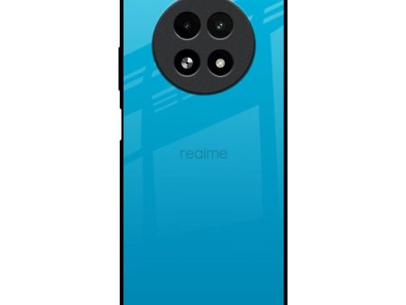 Blue Aqua Glass Case for Realme 13 5G For Sale