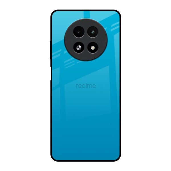 Blue Aqua Glass Case for Realme 13 5G For Sale