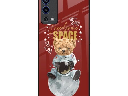 Astronaut Bear Glass Case for Oppo A55 on Sale