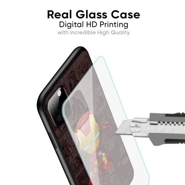 Angry Baby Super Hero Glass Case for Samsung Galaxy A15 5G Fashion