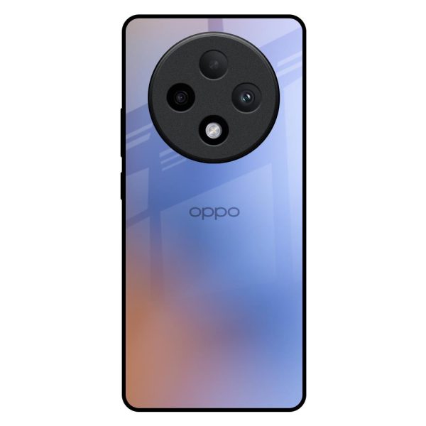 Blue Aura Glass Case for Oppo F27 Pro Plus Fashion