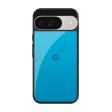 Blue Aqua Glass Case for Google Pixel 9 on Sale