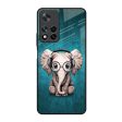 Adorable Baby Elephant Glass Case For Redmi Note 11 Pro 5G Sale