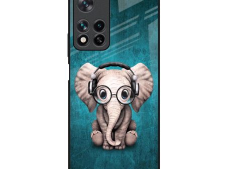 Adorable Baby Elephant Glass Case For Redmi Note 11 Pro 5G Sale