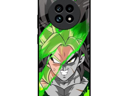 Anime Green Splash Glass Case for Realme 13 Pro Plus 5G Online Sale