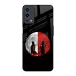 Anime Red Moon Glass Case for Oppo A55 For Discount