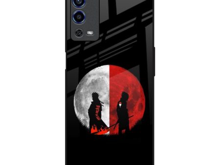 Anime Red Moon Glass Case for Oppo A55 For Discount